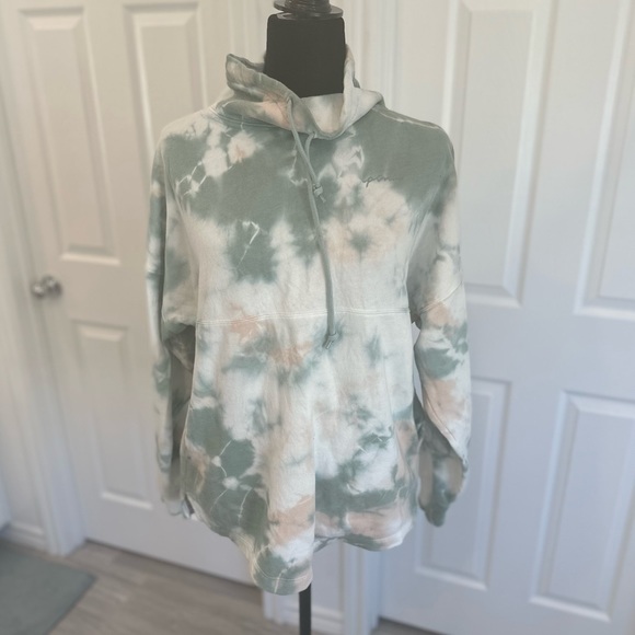 PINK Tie Die Campus Cowl Neck and Jogger set - Picture 9 of 13